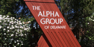 Alpha Group Locations, signage at The Alpha Group of Delaware